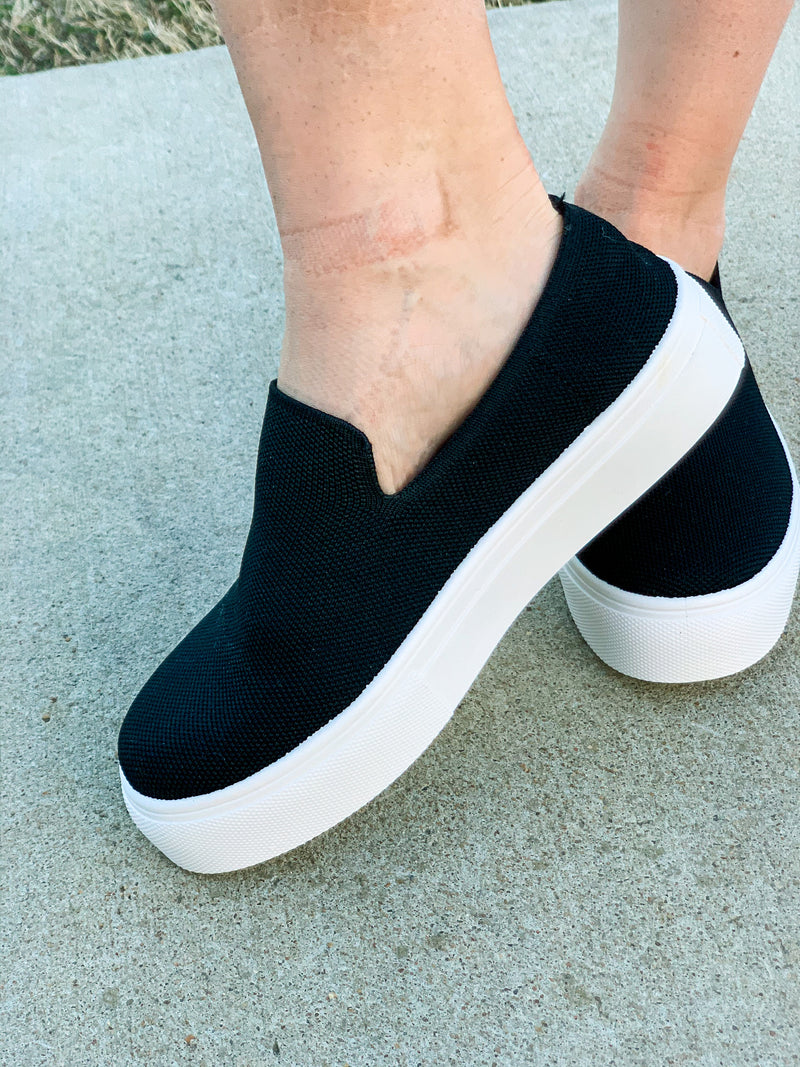 Black Canvas Sneaker