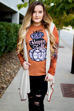 Creme Cardigan with Rust Sleeves