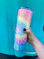 Pastel Tie Dye Tumbler