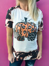 Bleached Pumpkin Tee