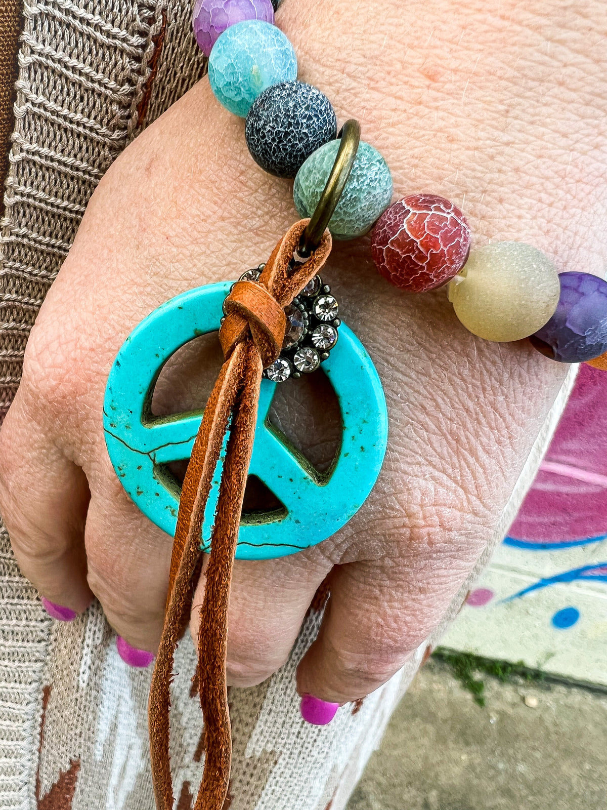 Peace Sign Bracelet