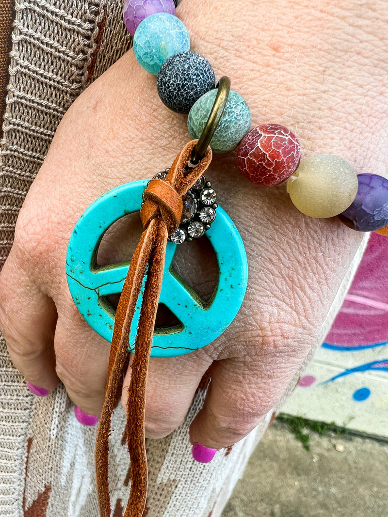 Peace Sign Bracelet