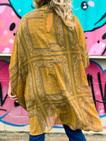 Paisley Print Kimono