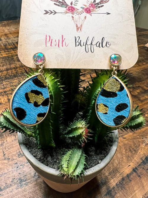 Cowhide Earrings-Small