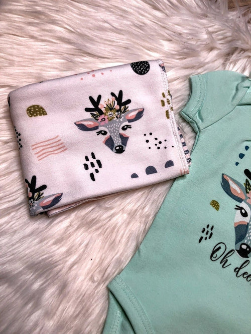 Oh Deer Burp Cloths