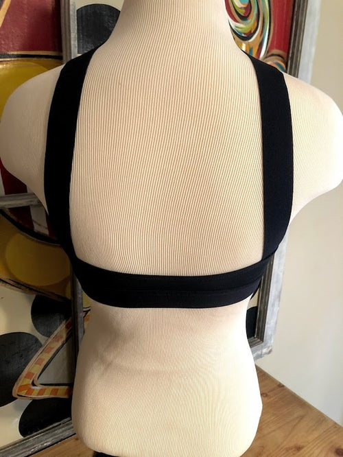 Criss-Cross Bralette-Black - The Pink Buffalo,LLC