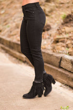 Black Denim Skinny Jeans - The Pink Buffalo,LLC