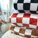 Checkered Fleece Blanket