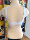 Criss-Cross Bralette-White - The Pink Buffalo,LLC