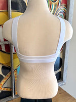 Criss-Cross Bralette-White - The Pink Buffalo,LLC